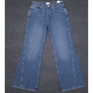 We The Free People Womens Size 31 Expert Advice Mid Rise Flare Denim‎ Jeans NEW